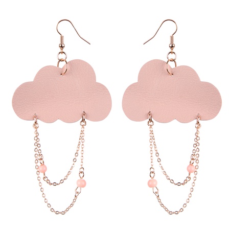 W-105  кожаные серьги