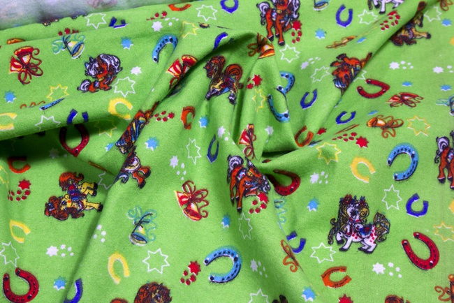 Ткань постельная детская Пони