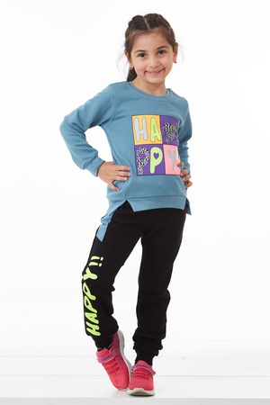 BİSİKLET YAKA KIZ EŞOFMAN TAKIM