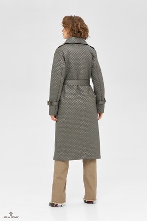 MILA NOVA ПЛАЩ ПВ-236 СЕРЫЙ