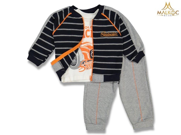 NECİXS 9221-BABY-TODDLER BOY 9/18 MONTHS SPEEDMASTER-PRINTED CLOTHING SET