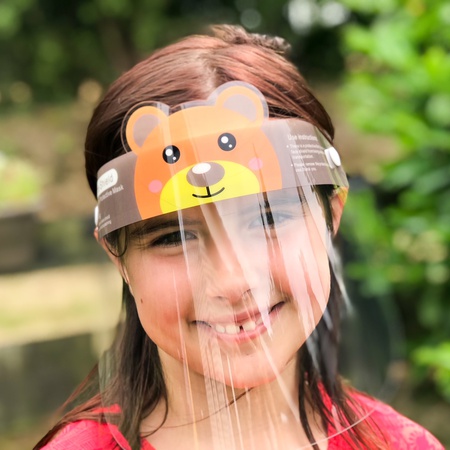Детский защитный козырек для лица Face Shield