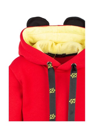 Худи красный с ушками Yumster YF.02.07.002