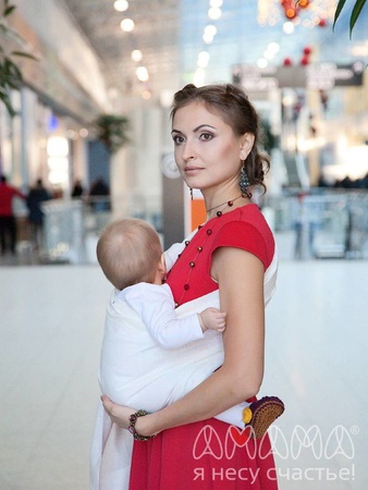 Слинг c кольцами Ажур, птички и экосумка в подарок