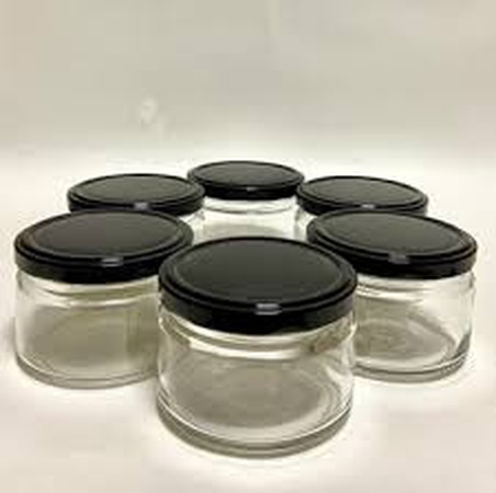 Банка ТО-82 190 мл. из прозрачного толстого стекла с крышкой твист