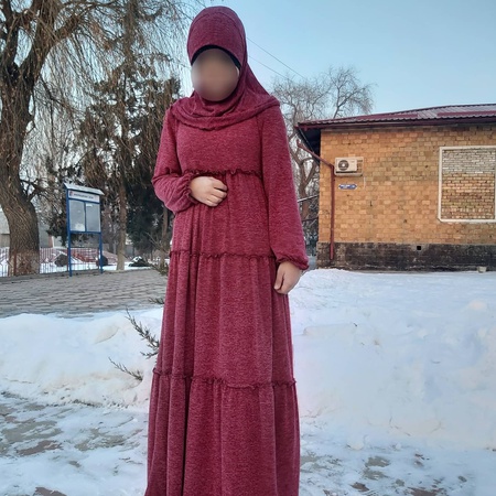 💫Платья "Валан" в комплекте с платком. 💫ткань мягкий трикотаж меланж х/б отличного качества.  💫36-42(в линии 4 штуки). 💫цена  11$