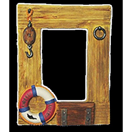 Гипсовая фоторамка для раскрашивания Морская (Д165