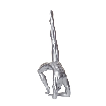 STATÜET &quot;GIMNAST&quot; GÜMÜŞ