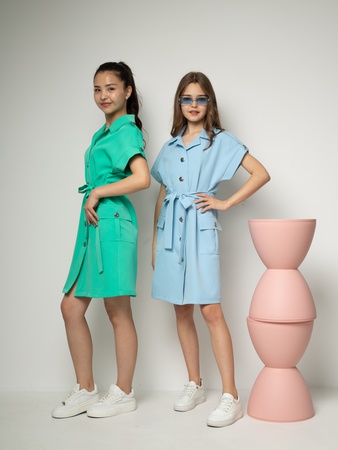 Платье сафари детско-подростковое/2320