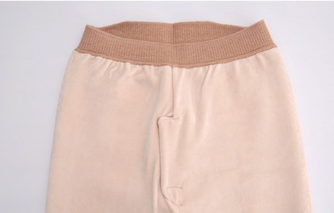 Sonbahar ve kış için polar ile yeni yün pantolon adamın çift kalın alt yün pantolon kadın yüksek bel ince sıcak pantolon