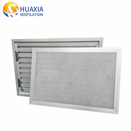 电力房发电室散热通风口IP43-IP65选择防尘过滤百叶窗