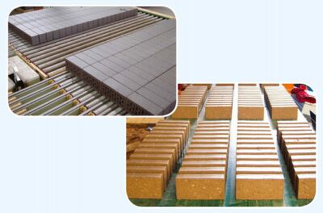 Otomatik tuğla üretim hattı