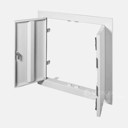 Güçlendirilmiş revizyon kapağı Ventale 100*140 (h), iki kapı, çelik 1 mm