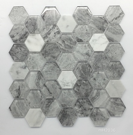 Wholesale hexagon mosaic tile