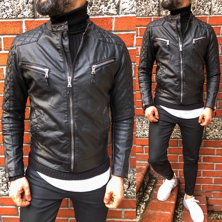 iga модные мужские сезонные пальто из искусственной кожи (стиль Дэвида Бекхэма)