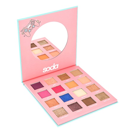 SODA MAKEUP Палетка теней GAME OVER #gamergirl, 003 "ULTIMATE BURST", 25,6 г