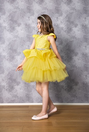 Lila Katmanlı Elbise