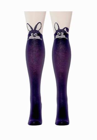 Колготки с вязанным рисунком для девочек