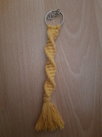 макраме брелок