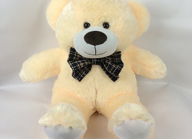 Игрушка мягконабивная Мишка с бантом 65см