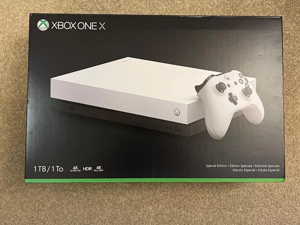 Xbox One X Robot White Special Edition 1 TB Console - Rare - New