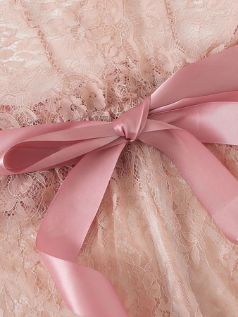 Розовый Крестовый Дизайн Со Цветочками Сексуальные Белье