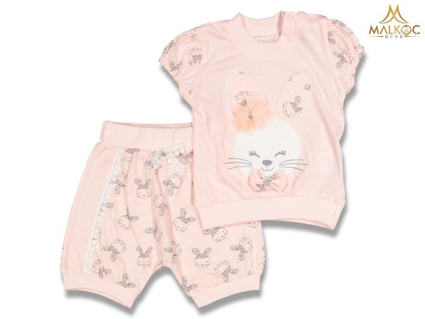 ELCİ 4177-KIZ 3/9 AY TAVŞAN NAKIŞLI TULUM