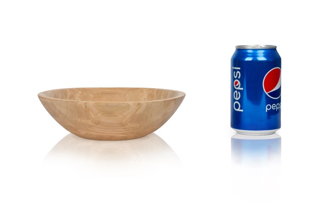 Малый деревянный эко-салатник