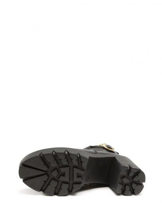 Stiefeletten mit Schnallen bk005