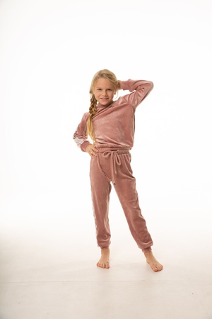 Sports suit velor pink Yumster YG.21.42.003