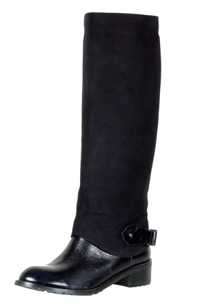 Женские сапоги, натуральная кожа-замша <G917>