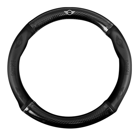 15-дюймовый чехол на руль автомобиля из натуральной кожи для мини