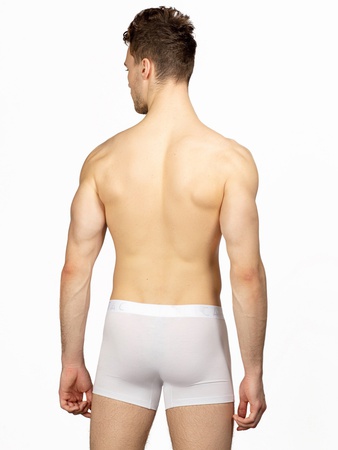 Боксеры белые, фирменная резинка