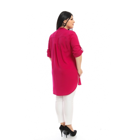 Büyük Beden Cepli Gömlek