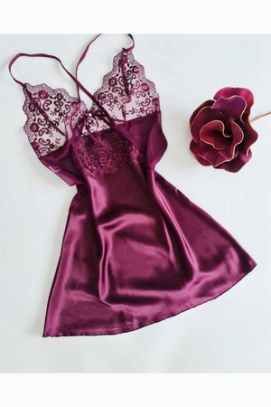 Luxury Satin Sleepwear Set (4 Pieces) – Model 1520