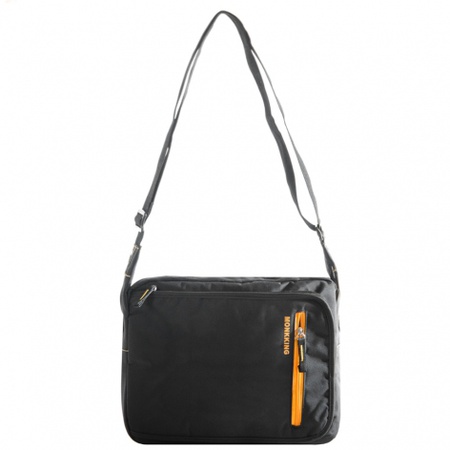 Сумка HS-13101 Цвет: черный/молния оранжевая