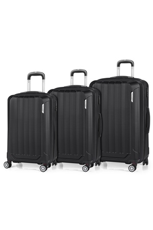 Polo&Sky Spring 3'lü Valiz Seti Siyah