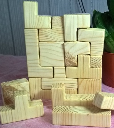 Деревянный набор ,,Тетрис,,