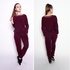 Женский костюм бордового цвета