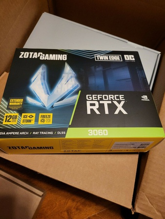 Видеокарта ZOTAC Gaming GeForce 3060 RTX Twin Edge OC 12 ГБ GDDR6