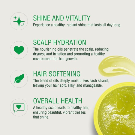 Nisha Hair Food Hair Nourishing Hair Care, Olive, Coconut Oil & Vitamin E, 200g