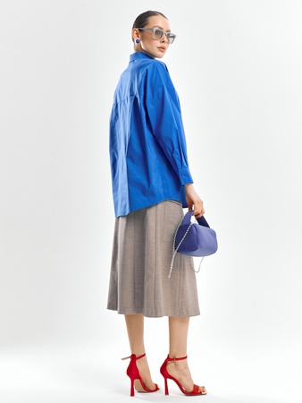 Женская рубашка оверсайз. Топ 2024 - 0624