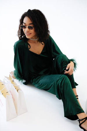 Велюровый костюм