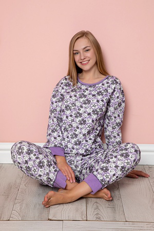 Bayan Pijama Takımı - Kışlık - Mevsimlik - S-M-L-XL
