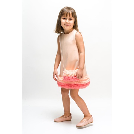 Оптом платье для девочек 6-18 мес., 30% хлопок, 70% полиэстер