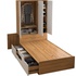 Multi-purpose bed models with shelves, bookcases, cabinets, bedsteads, bunk beds, bed bases