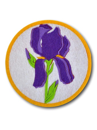 Подставка под кружку Цветы. Набор для творчества.