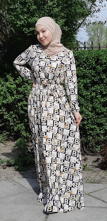 Платья- трапеция  на кокетке с кантиком