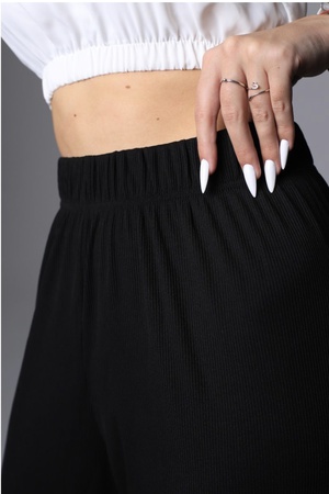 Женские брюки палаццо на завышенной талии