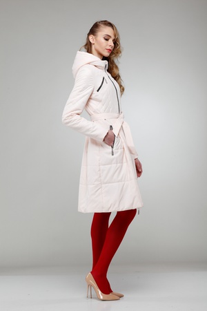 Пальто стеганое Аврора